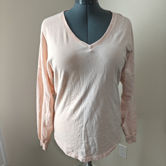 Spirit Jersey MGM Resorts Bellagio Las Vegas Gold Sparkle Long Sleeve Top Size S - Picture 4 of 5